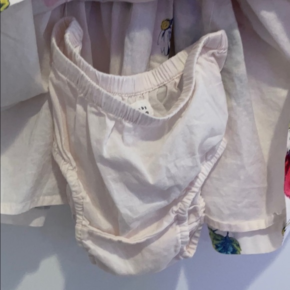 Baby Gap- Cotton Flutter Sleeve Dress 6-12 Month - Picture 2 of 7